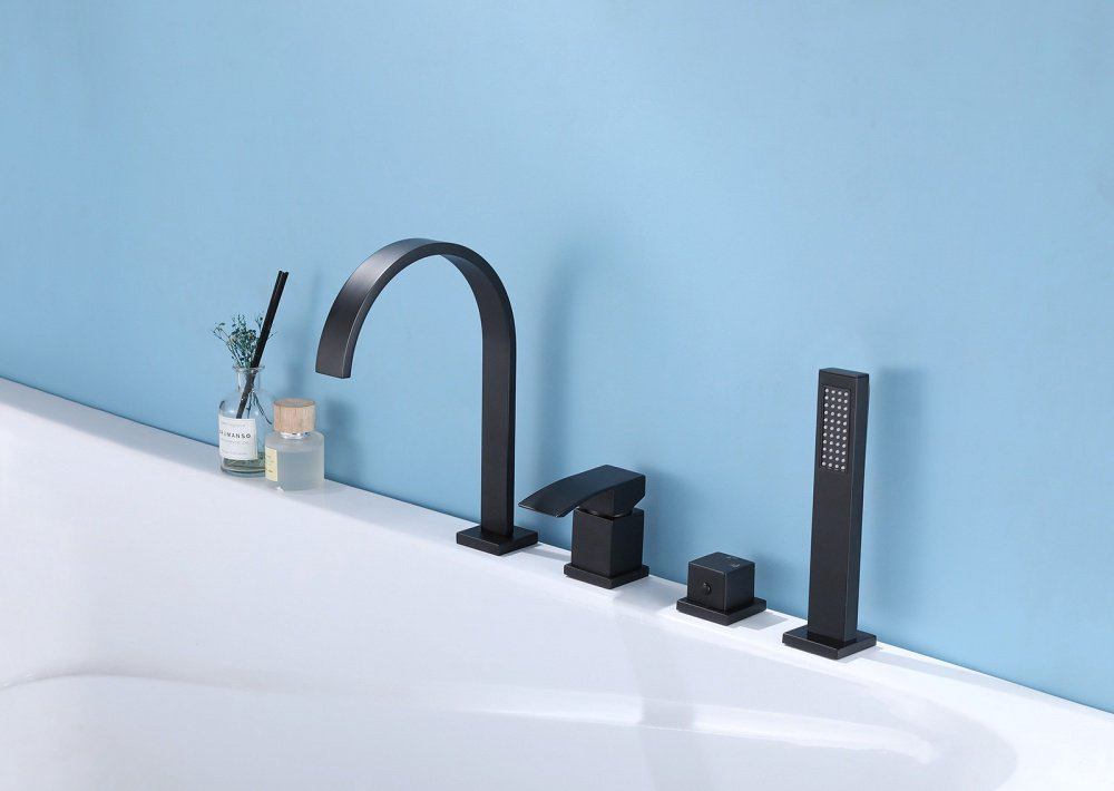 Смеситель для ванны с душем Abber Wasserfall AF8613B, однозахватный - ForteMarket Смеситель для ванны с душем Abber Wasserfall AF8613B, однозахватный купить,269610