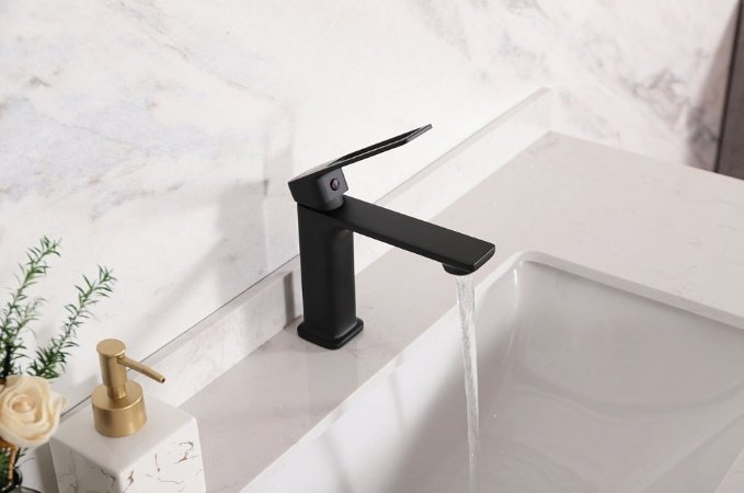Смеситель для раковины (умывальника) GID-ceramic L057BMK, однозахватный купить,NaN