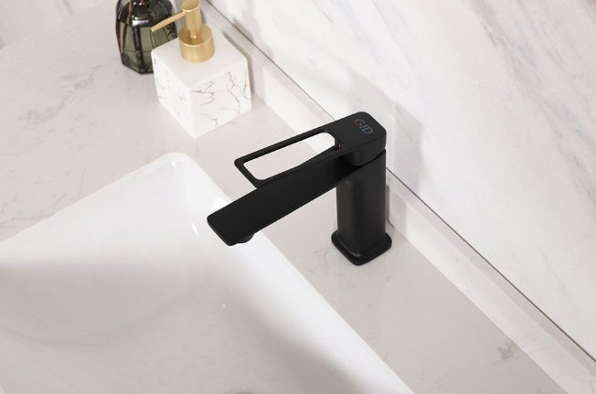 Смеситель для раковины (умывальника) GID-ceramic L057BMK, однозахватный купить,NaN