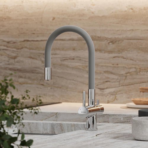 Смеситель для кухни (мойки) Ceramicanova SC4004CH, однозахватный