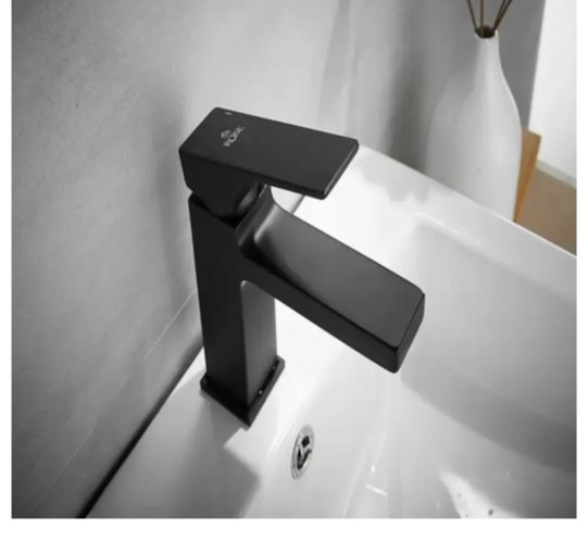 Смеситель Rose R1001H-1, латунь, цвет черный купить,NaN