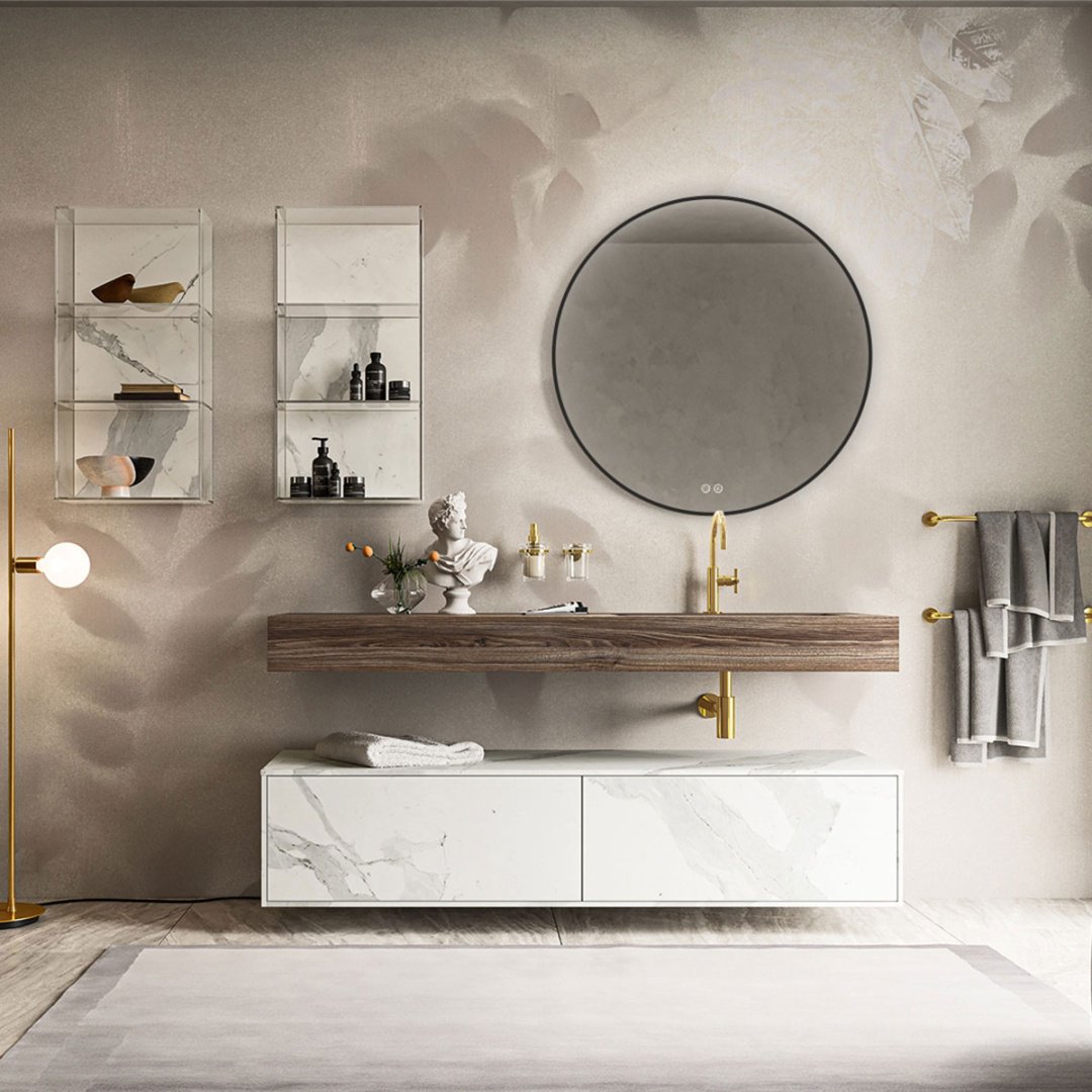 Зеркало настенное KABINKA.KZ 80x80 см - ForteMarket Зеркало настенное KABINKA.KZ 80x80 см купить,0