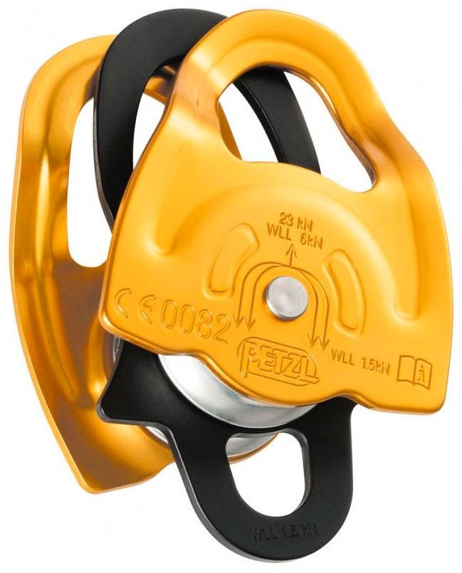 Блок-ролик Petzl Gemni, P66A желтый