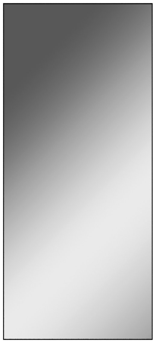 Зеркало настенное 40x90 см