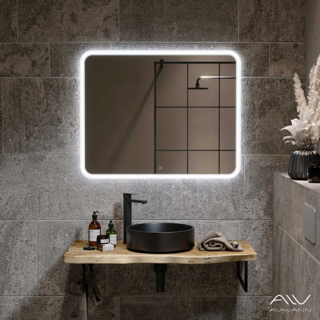 Зеркало настенное KABINKA.KZ 100x80 см - ForteMarket Зеркало настенное KABINKA.KZ 100x80 см купить,0