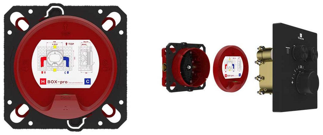 Смеситель для душа Vincea VSCV-321T-MMB, латунь, цвет черный купить,0