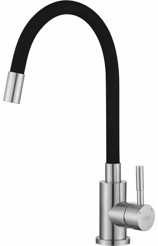 Смеситель с гибким изливом ESKO K44 B, латунь, цвет серебристый купить,48400