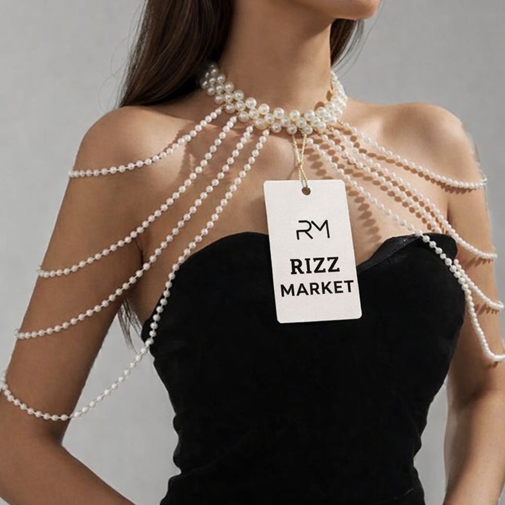 Цепочка на тело RIZZ Market пластик, без вставок купить,9999