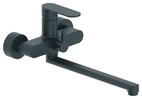 Смеситель для ванны Haiba HB22590-7, латунь, цвет черный - ForteMarket Смеситель для ванны Haiba HB22590-7, латунь, цвет черный купить,69784