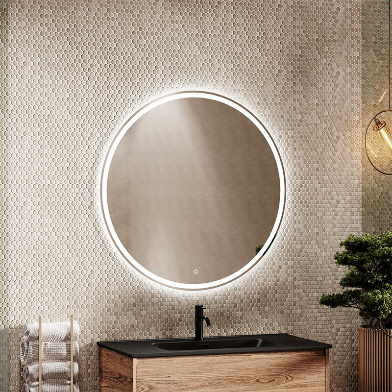 Зеркало настенное Sancos Bella Led BE1200 120x120см купить,456300
