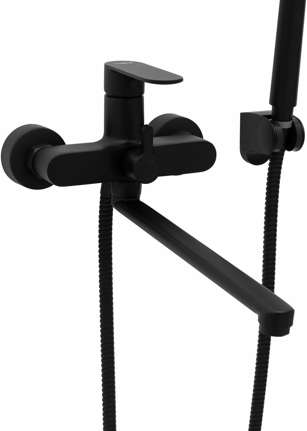 Смеситель для ванны Haiba HB22590-7, латунь, цвет черный купить,0