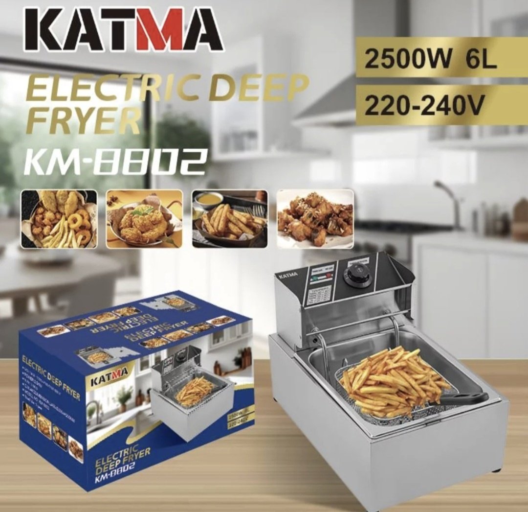Фритюрница KATMA KM 8802 серый купить,0
