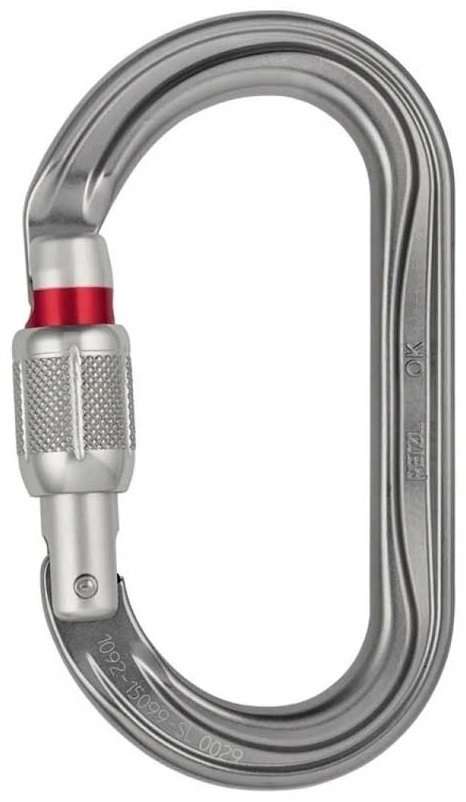 Карабин Petzl Ok Screw-Lock M33A SL серебристый