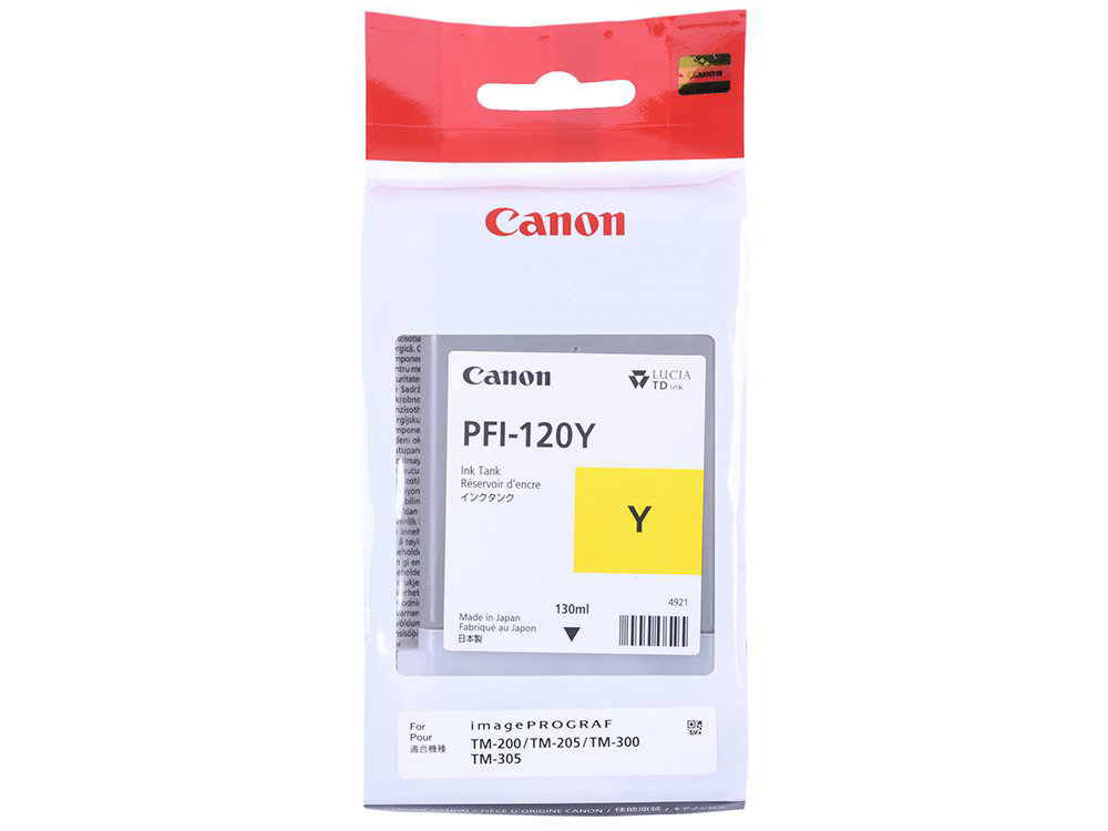 Картридж Canon PFI-120 2888C001 желтый купить,62012