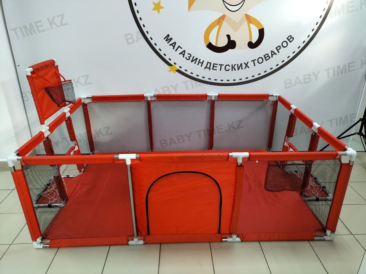 Игровой манеж 235x129x66 см, красный
