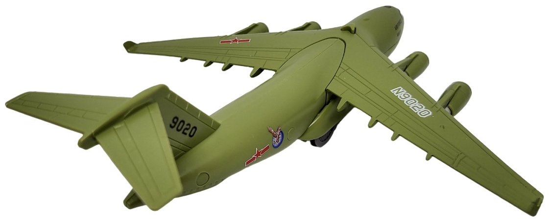 Самолет Die-Cast C-17 Loadmasters зеленый