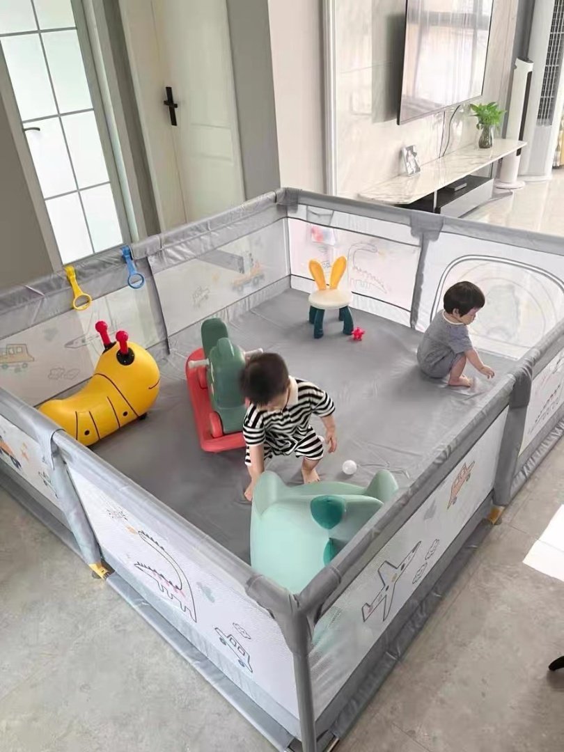Игровой манеж IMBABY 180x150x65 см, серый - ForteMarket Игровой манеж IMBABY 180x150x65 см, серый купить,41000
