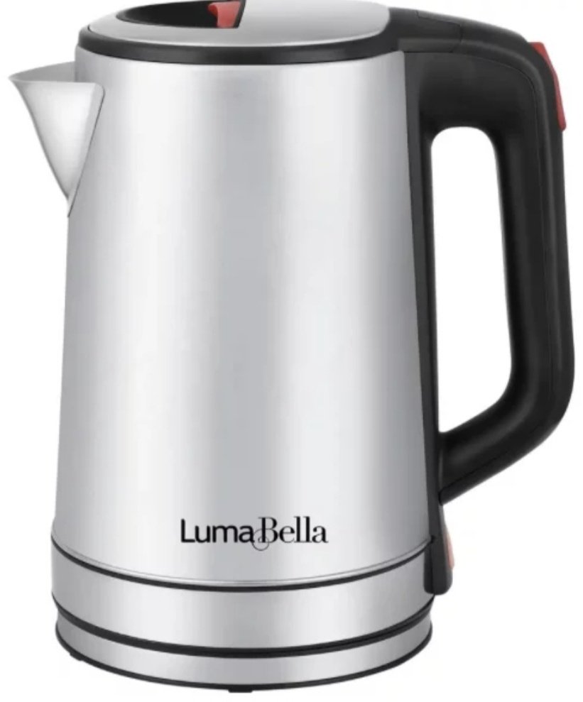 Электрочайник LumaBella B-3013 черный, серый