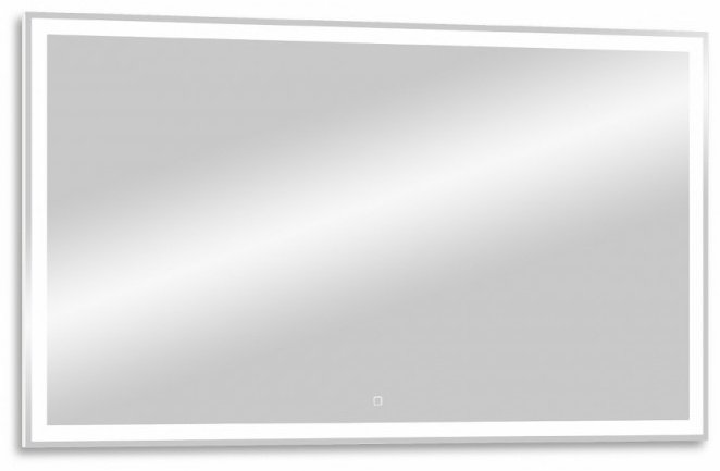 Зеркало настенное Континент Frame White LED 100x70см купить,112490