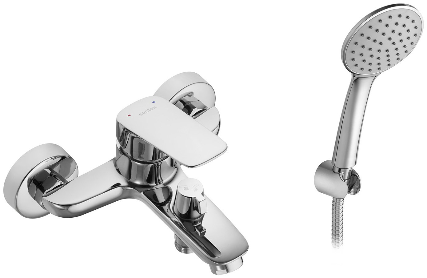 Смеситель для ванны Santek WH5A10009C001, латунь, цвет хром купить,NaN