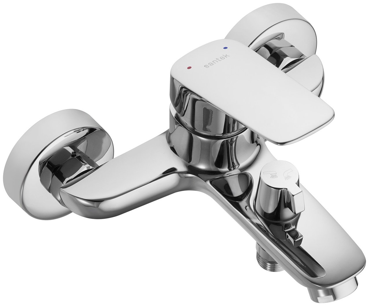 Смеситель для ванны Santek WH5A10009C001, латунь, цвет хром купить,NaN
