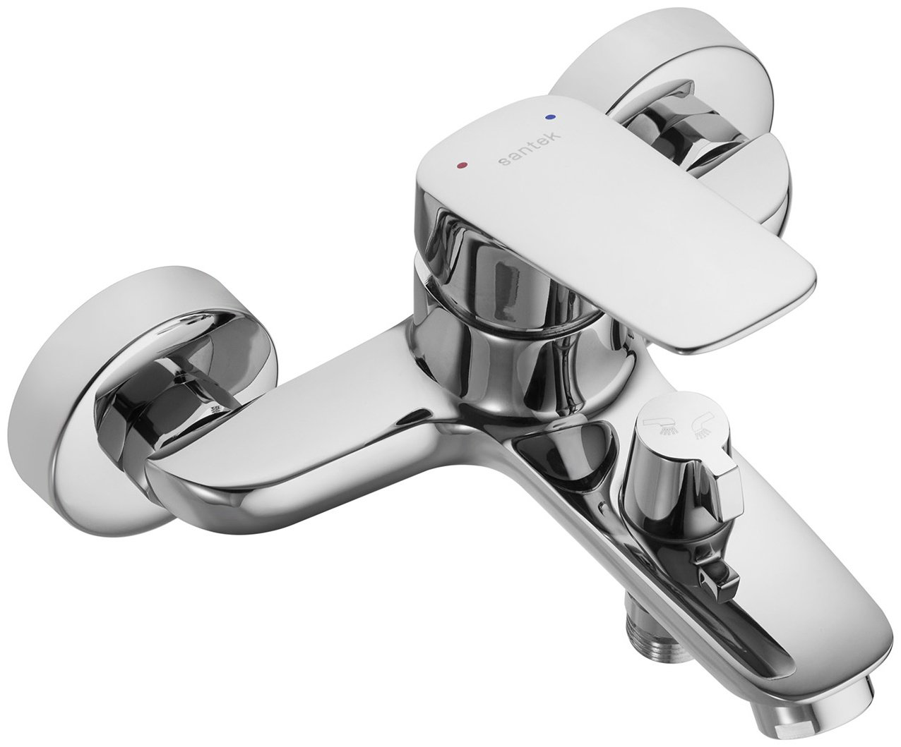 Смеситель для ванны Santek WH5A10009C001, латунь, цвет хром купить,NaN
