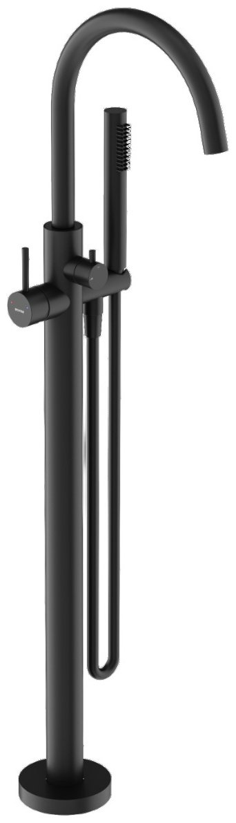 Смеситель для ванны Sancos SC9009MB, латунь, цвет черный
