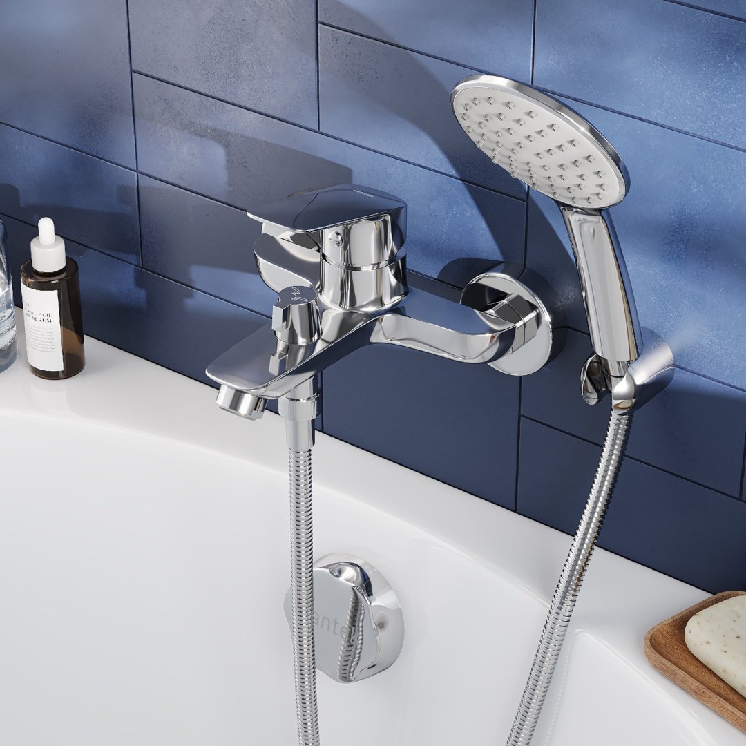 Смеситель для ванны Santek WH5A10009C001, латунь, цвет хром купить,NaN