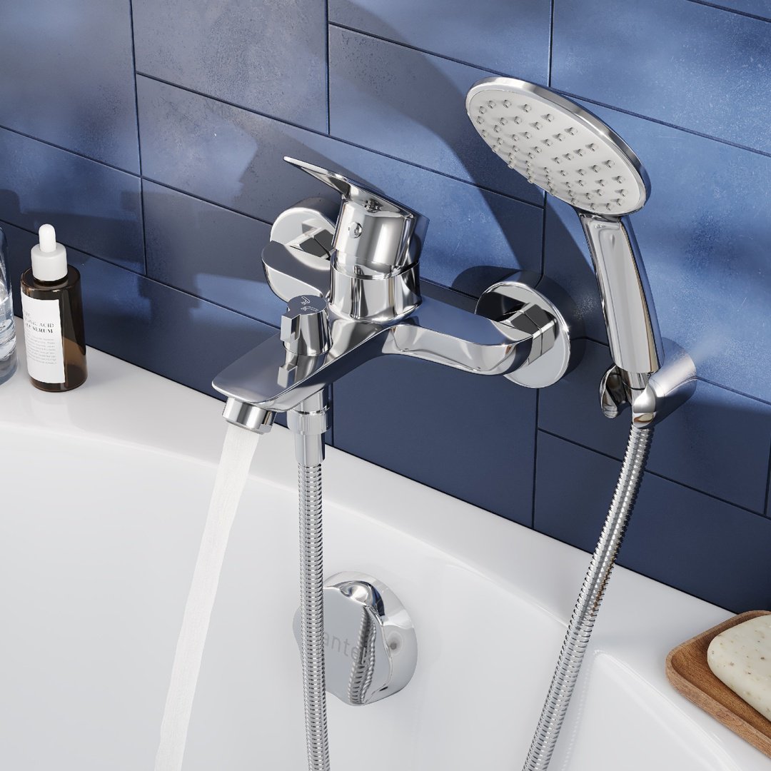 Смеситель для ванны Santek WH5A10009C001, латунь, цвет хром купить,NaN