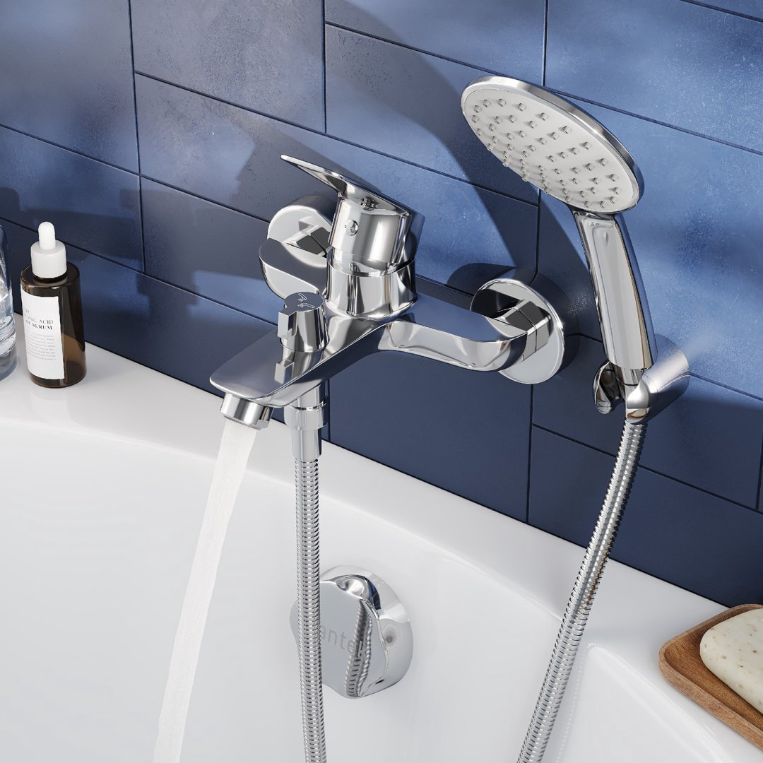 Смеситель для ванны Santek WH5A10009C001, латунь, цвет хром купить,NaN