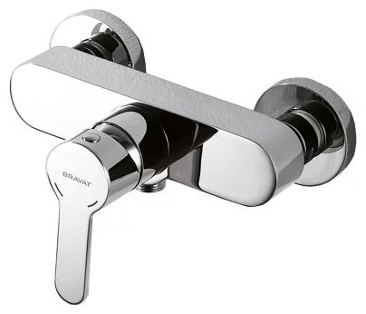 Смеситель для душа BRAVAT Stream F93783C-01A, однозахватный купить,56560