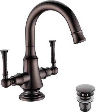 Смеситель для раковины (умывальника) Lemark Peretto LM6307RB, двухзахватный купить,65380