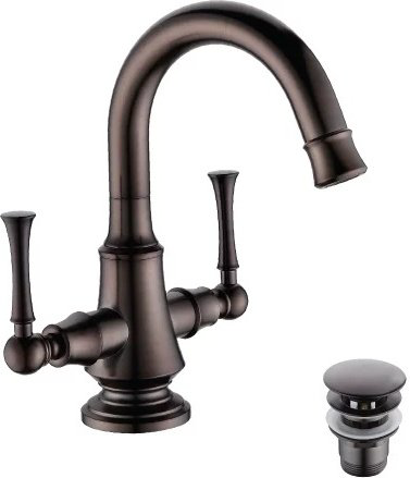 Смеситель для раковины (умывальника) Lemark Peretto LM6307RB, двухзахватный купить,65380