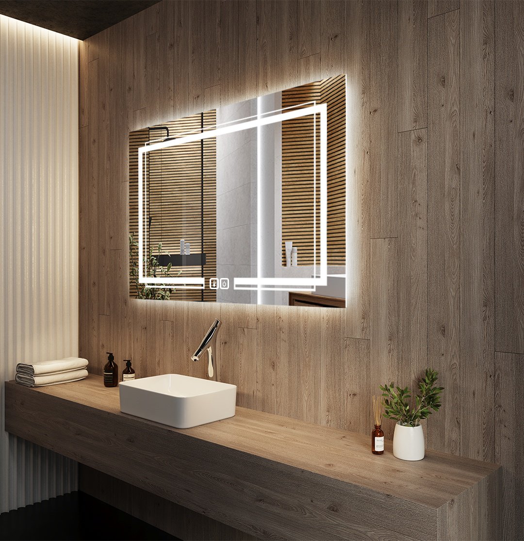 Умное зеркало настенное Miline 80x60 см - ForteMarket Умное зеркало настенное Miline 80x60 см купить,41000