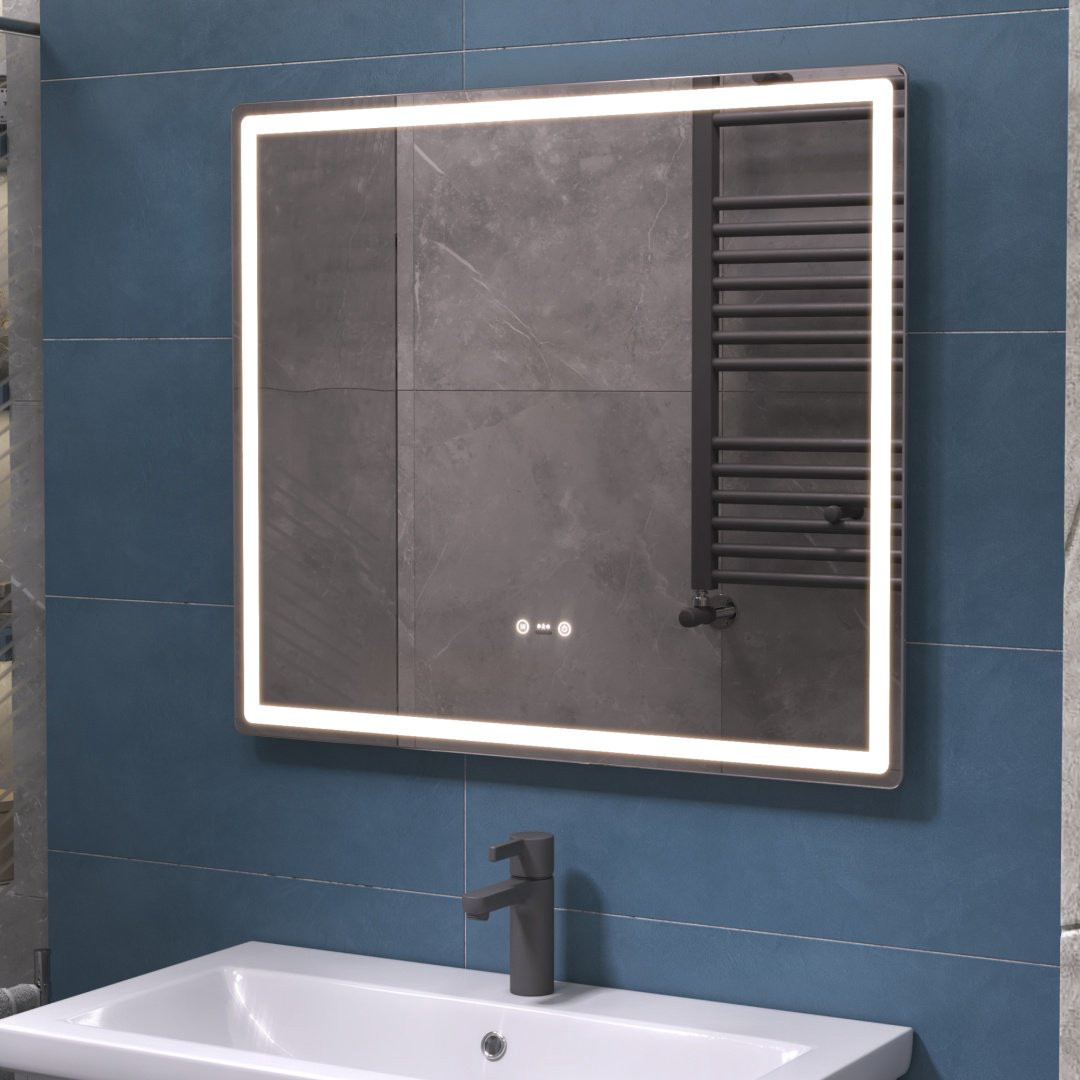 Зеркало настенное Kabinka.kz LED Geometry Step 800 Vigo 80x70см купить,106800