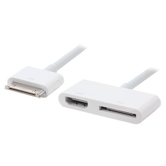 Переходник OEM для Apple 30-pin - HDMI белый