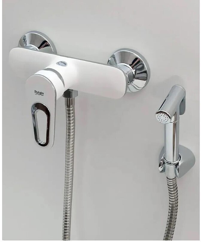 Смеситель для душа Potato P20274-7, латунь, цвет хром купить,34800