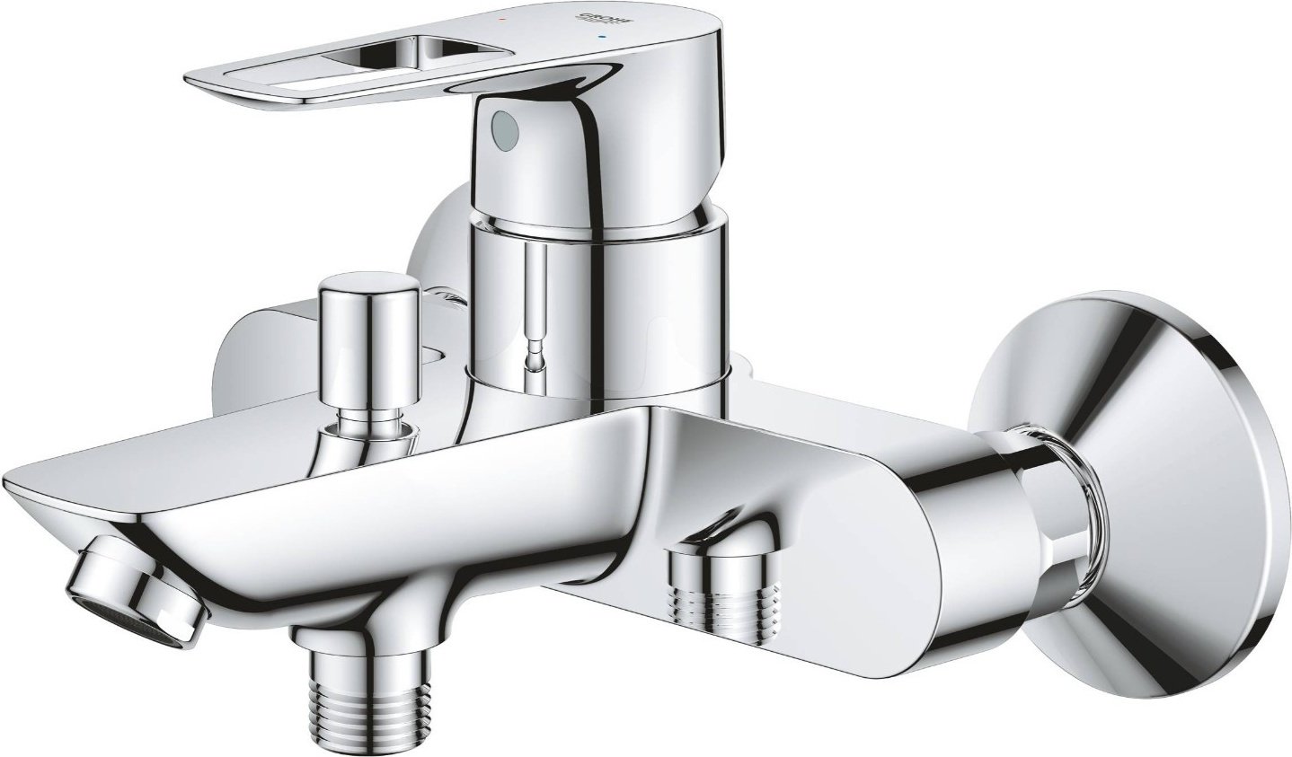 Смеситель для ванны Grohe 23602001 BauLoop, латунь, цвет хром купить,NaN