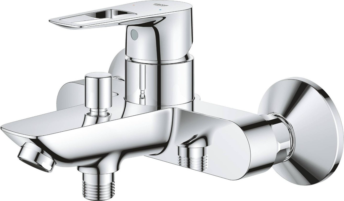 Смеситель для ванны Grohe 23602001 BauLoop, латунь, цвет хром купить,NaN