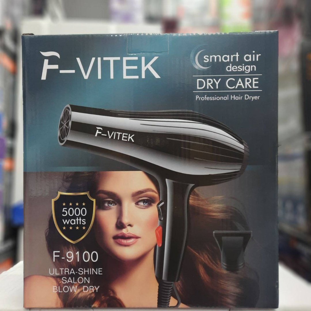 F-Vitek F-9100 фен черный купить,NaN