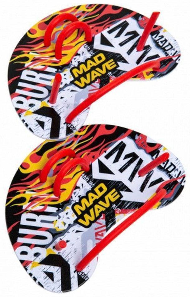 Madwave Paddles finger/M0743 03 0 05W красный универсальный