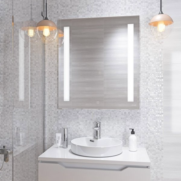 Зеркало настенное Cersanit LED 020 base 70x80см купить,84000