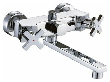 Смеситель для ванны Potato P3073, латунь, цвет хром купить,47600