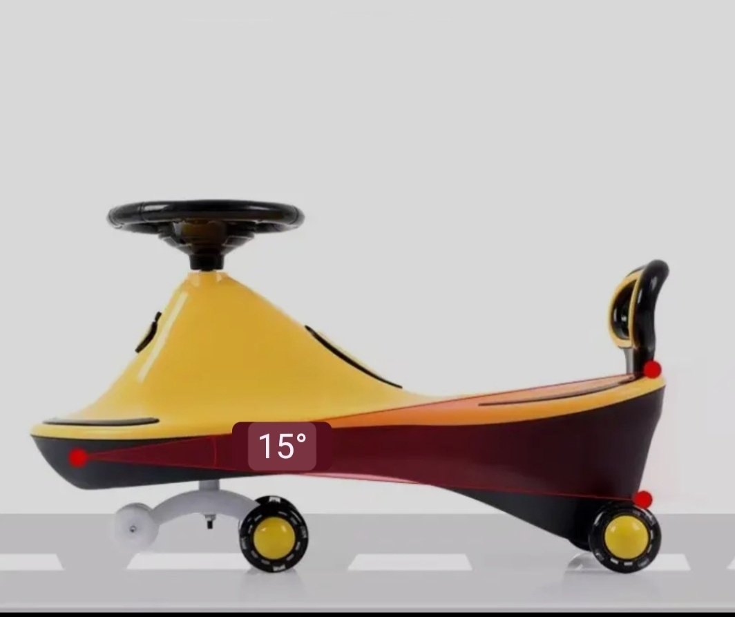 Каталка B-05 желтый