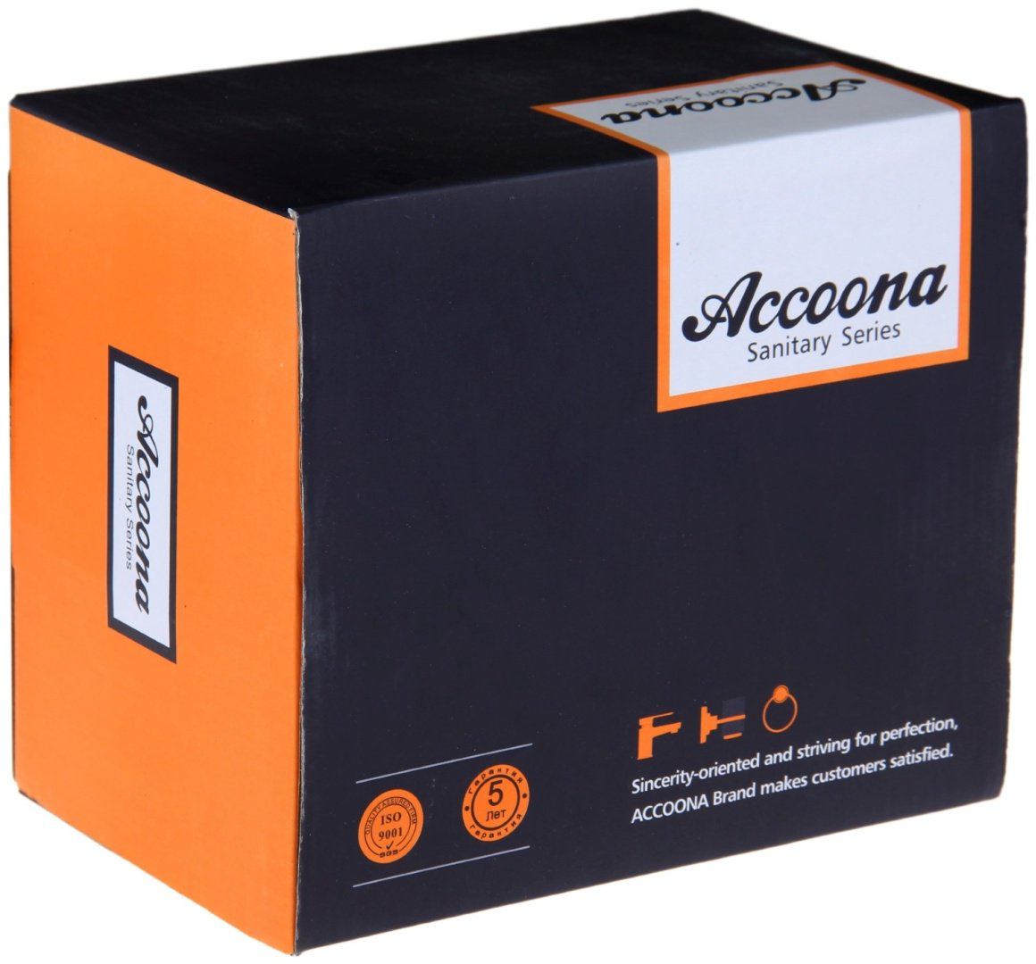 Смеситель для ванны Accoona A6014, латунь, цвет хром купить,NaN