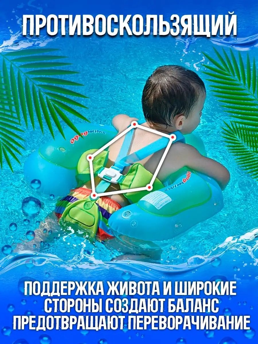 Круг для детей Swimbobo кол-во мест: 1, синий