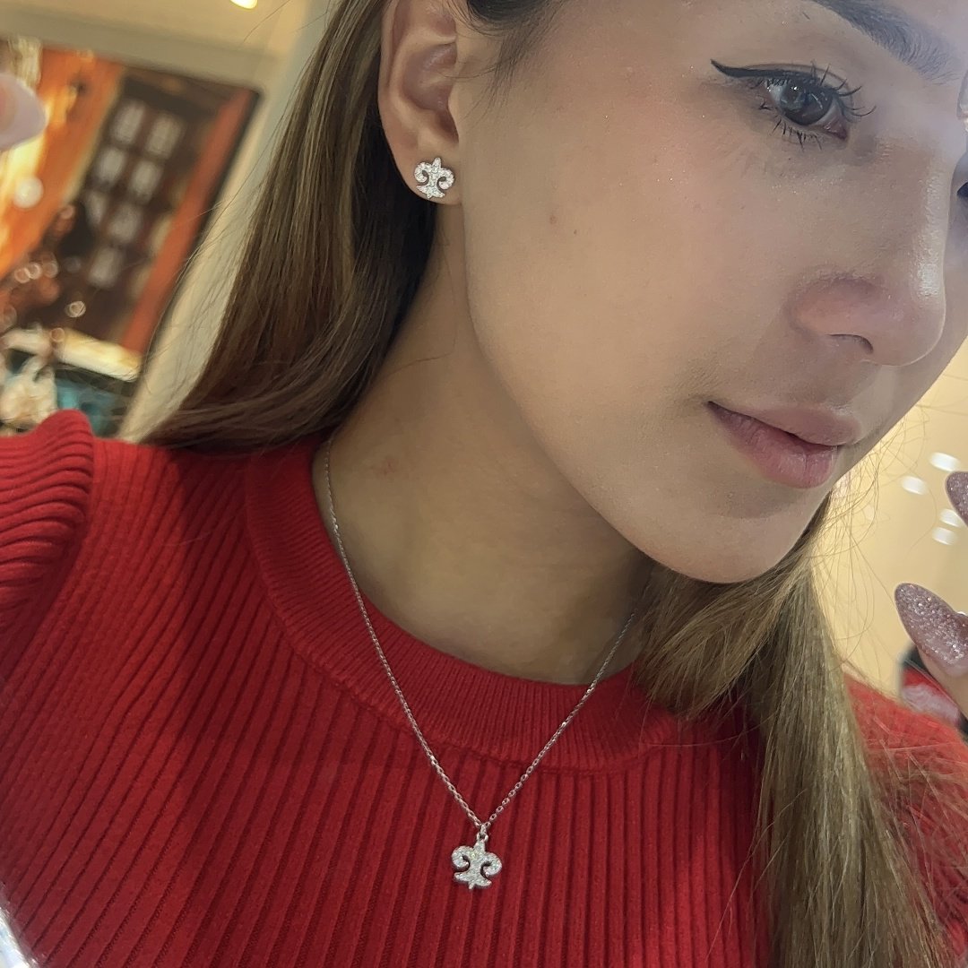 Комплект Ipekyolu Jewellery 437AY вес 5 г серебро, фианит купить,NaN