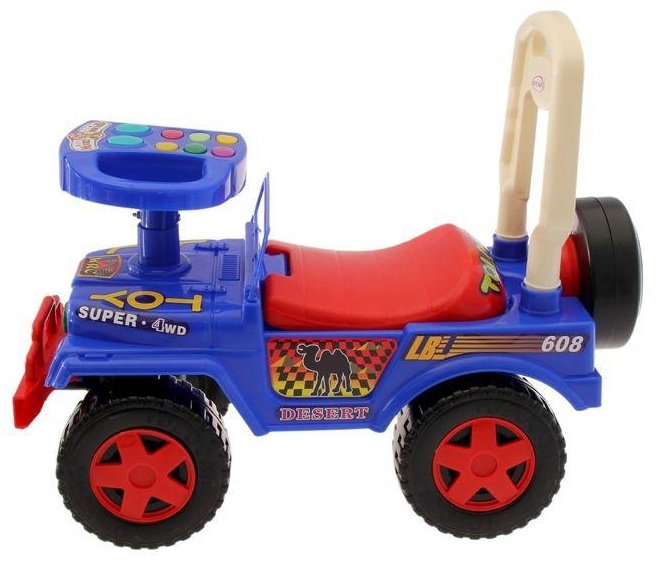 Каталка Super Jeep LBL 606 синий