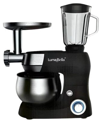 Кухонный комбайн LumaBella LB-55005 черный, серебристый