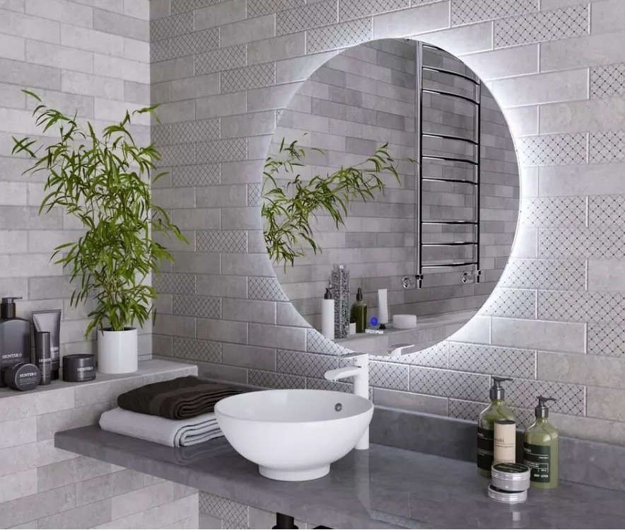 Зеркало настенное Grossman 70x70 см купить,0